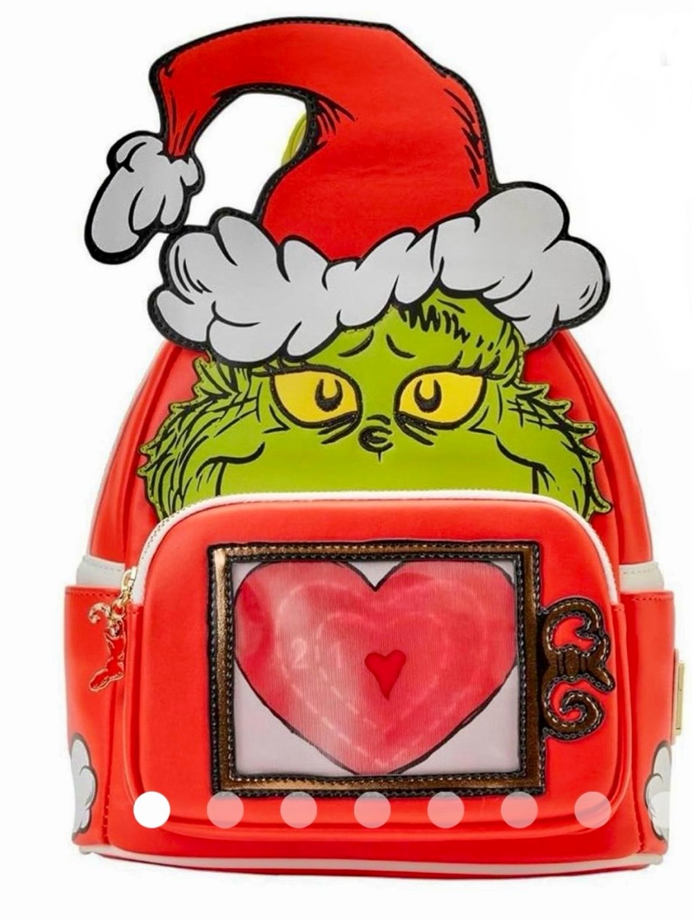 Grinch Loungefly NWT Red & Green Holiday Backpack